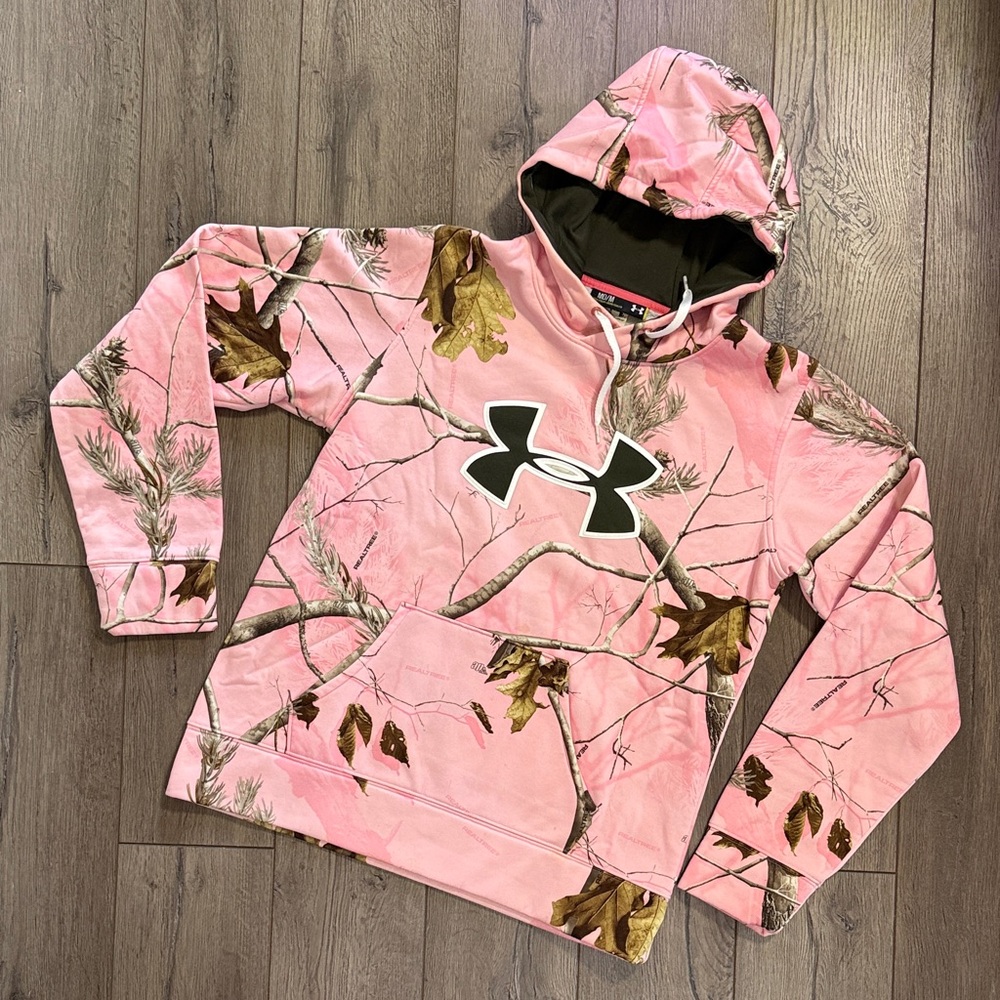 Under Armour Pink Camouflage Hoodie
